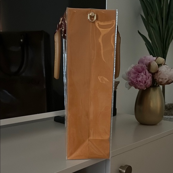 Up-cycled Louis Vuitton Tan Tote Bag - Picture 2 of 8